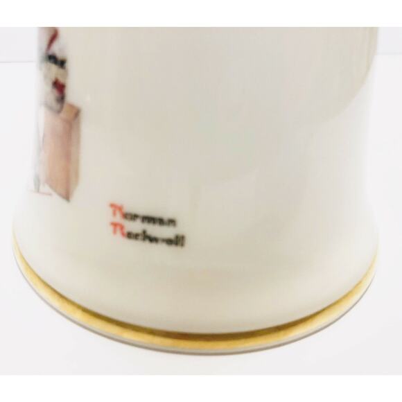 Vintage 1987 Norman Rockwell Gorham Fine China Collectibles The Artist Hand Bell - Picture 6 of 8